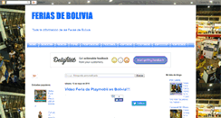 Desktop Screenshot of feriasbolivia.blogspot.com