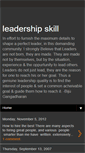 Mobile Screenshot of leadershipskill.blogspot.com