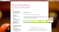 Desktop Screenshot of dailyblogbuzz.blogspot.com