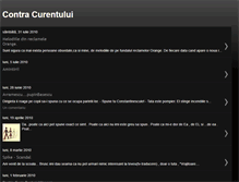 Tablet Screenshot of contracurentului.blogspot.com