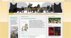 Desktop Screenshot of katzen-kultur.blogspot.com