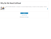 Tablet Screenshot of cellfood-atm2.blogspot.com