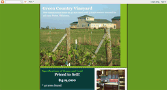 Desktop Screenshot of greencountryvineyard.blogspot.com