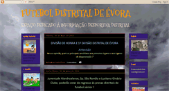 Desktop Screenshot of futebolevora.blogspot.com