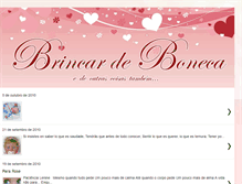 Tablet Screenshot of brincar-de-boneca.blogspot.com