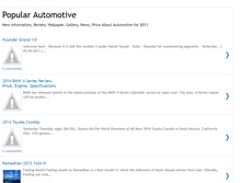 Tablet Screenshot of popularautomotives.blogspot.com