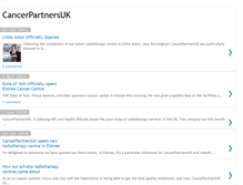 Tablet Screenshot of cancerpartnersuk.blogspot.com
