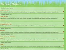 Tablet Screenshot of myhappymayhem.blogspot.com