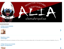 Tablet Screenshot of colectivoalia.blogspot.com