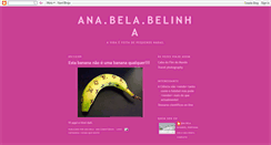 Desktop Screenshot of ana-bela-belinha.blogspot.com