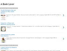 Tablet Screenshot of abookloverforever.blogspot.com
