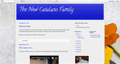 Desktop Screenshot of newcatalanofamily.blogspot.com