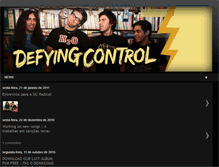 Tablet Screenshot of defyingcontrol.blogspot.com