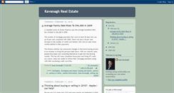 Desktop Screenshot of kavanaghrealestate.blogspot.com