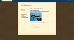 Desktop Screenshot of los-mosqueros.blogspot.com