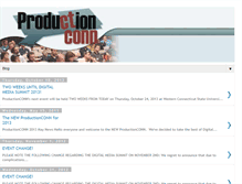 Tablet Screenshot of productionconn.blogspot.com