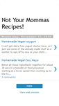 Mobile Screenshot of notyourmommasrecipes.blogspot.com