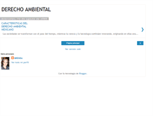 Tablet Screenshot of analisisdelderechoambiental.blogspot.com