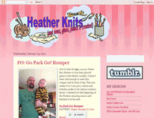 Tablet Screenshot of heather-knits.blogspot.com