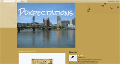 Desktop Screenshot of pdxpectations.blogspot.com