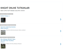 Tablet Screenshot of knightonlinetutkunlari.blogspot.com