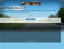 Tablet Screenshot of bargainairport-carrentals.blogspot.com