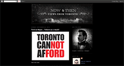 Desktop Screenshot of now-and-then-toronto.blogspot.com