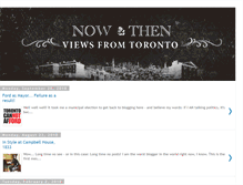 Tablet Screenshot of now-and-then-toronto.blogspot.com