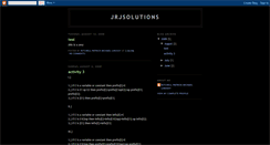 Desktop Screenshot of jrjsolutions.blogspot.com