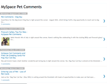Tablet Screenshot of myspacepetcomments.blogspot.com