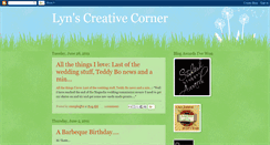 Desktop Screenshot of lynscreativecorner.blogspot.com