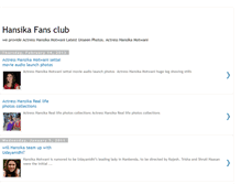Tablet Screenshot of hansikafansclub.blogspot.com