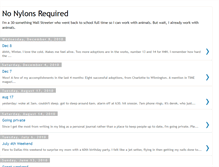 Tablet Screenshot of nonylonsrequired.blogspot.com