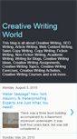Mobile Screenshot of creativewritingworld.blogspot.com