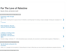 Tablet Screenshot of forloveofpalestine.blogspot.com