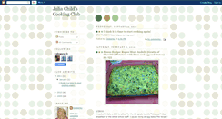 Desktop Screenshot of juliachildscookingclub.blogspot.com