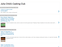 Tablet Screenshot of juliachildscookingclub.blogspot.com