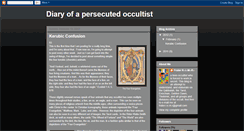 Desktop Screenshot of persecutedoccultist.blogspot.com