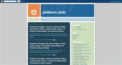 Desktop Screenshot of plokkerinploki.blogspot.com