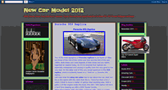 Desktop Screenshot of newcarsmodel2012.blogspot.com