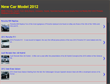 Tablet Screenshot of newcarsmodel2012.blogspot.com