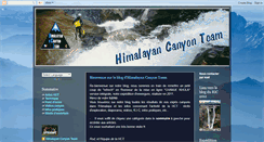 Desktop Screenshot of himalayan-canyon-team.blogspot.com