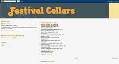 Desktop Screenshot of festivalcellars.blogspot.com
