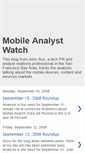 Mobile Screenshot of mobileanalystwatch.blogspot.com