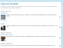 Tablet Screenshot of gautefallhytte.blogspot.com