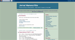 Desktop Screenshot of jornalmanoscritto.blogspot.com