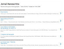 Tablet Screenshot of jornalmanoscritto.blogspot.com