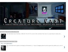 Tablet Screenshot of creaturecast.blogspot.com