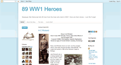 Desktop Screenshot of 89ww1heroes.blogspot.com