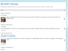 Tablet Screenshot of 89ww1heroes.blogspot.com